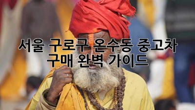 서울 구로구 온수동 중고차 구매 완벽 가이드